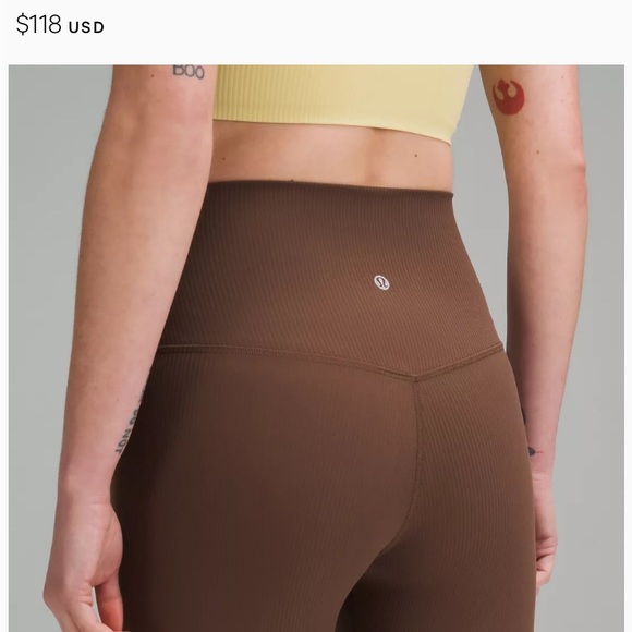 lululemon Align™ Ribbed High-Rise Pant 25" - Picture 4 of 6